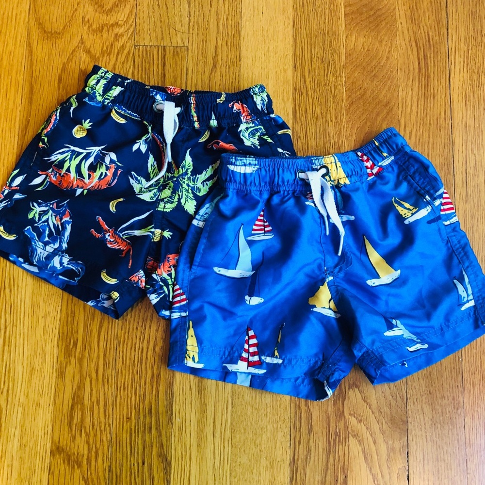 Hanna Andersson toddler swim trunks
